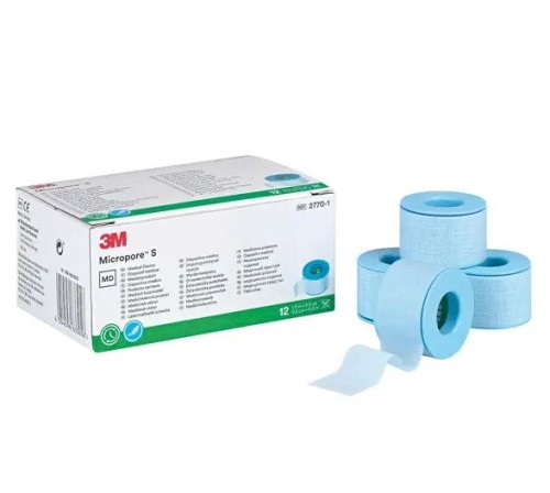 3M Micropore Sparadrap Silicone 2.5cmx5m