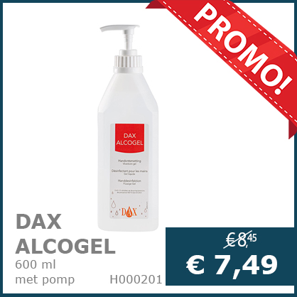 Dax Alcogel 600 ml met pomp