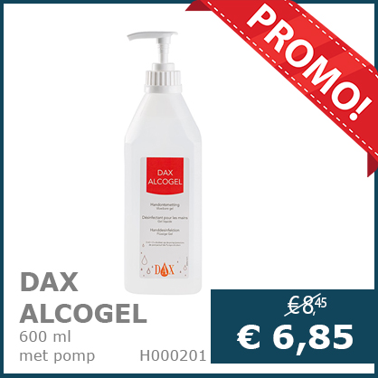 Dax Alcogel 600 ml met pomp